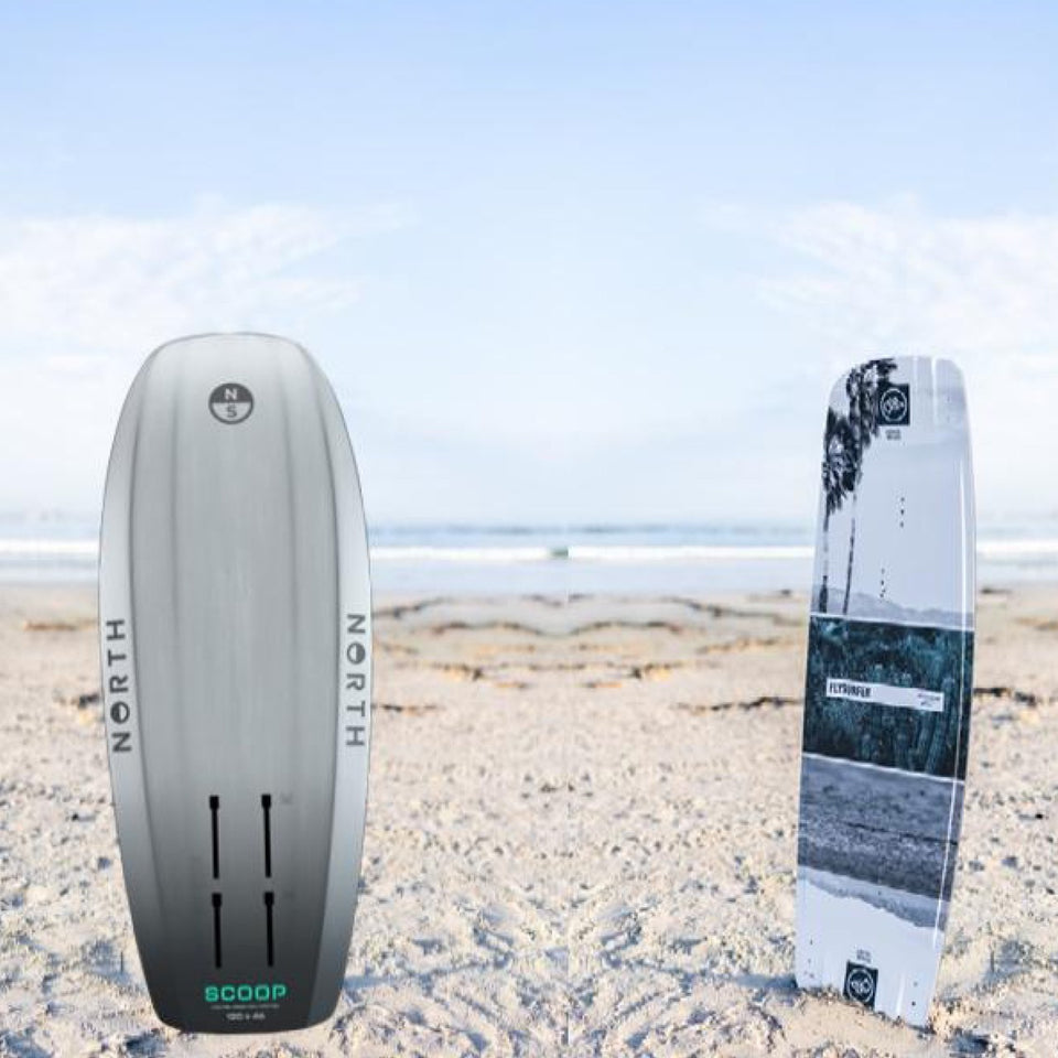 Boards und Bindungen im Shop – Kiteboards, Foilboards und passende Bindungen für alle Fahrstile und Könnerstufen.