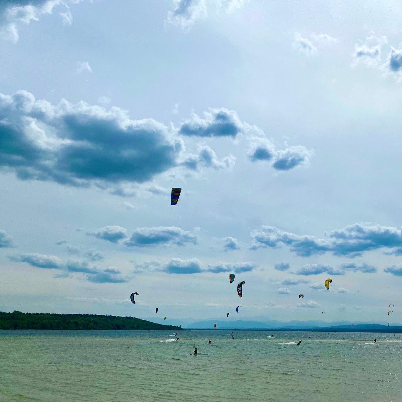 Kitesurfen und Wingen am Ammersee