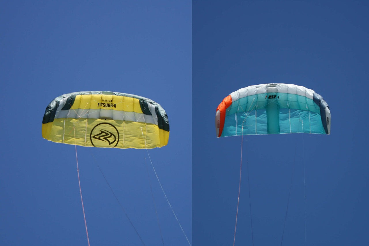 Flysurfer Hybrid 1 und Hybrid 2 im direkten Vergleich – Unterschiede im Design, Shape und Performance