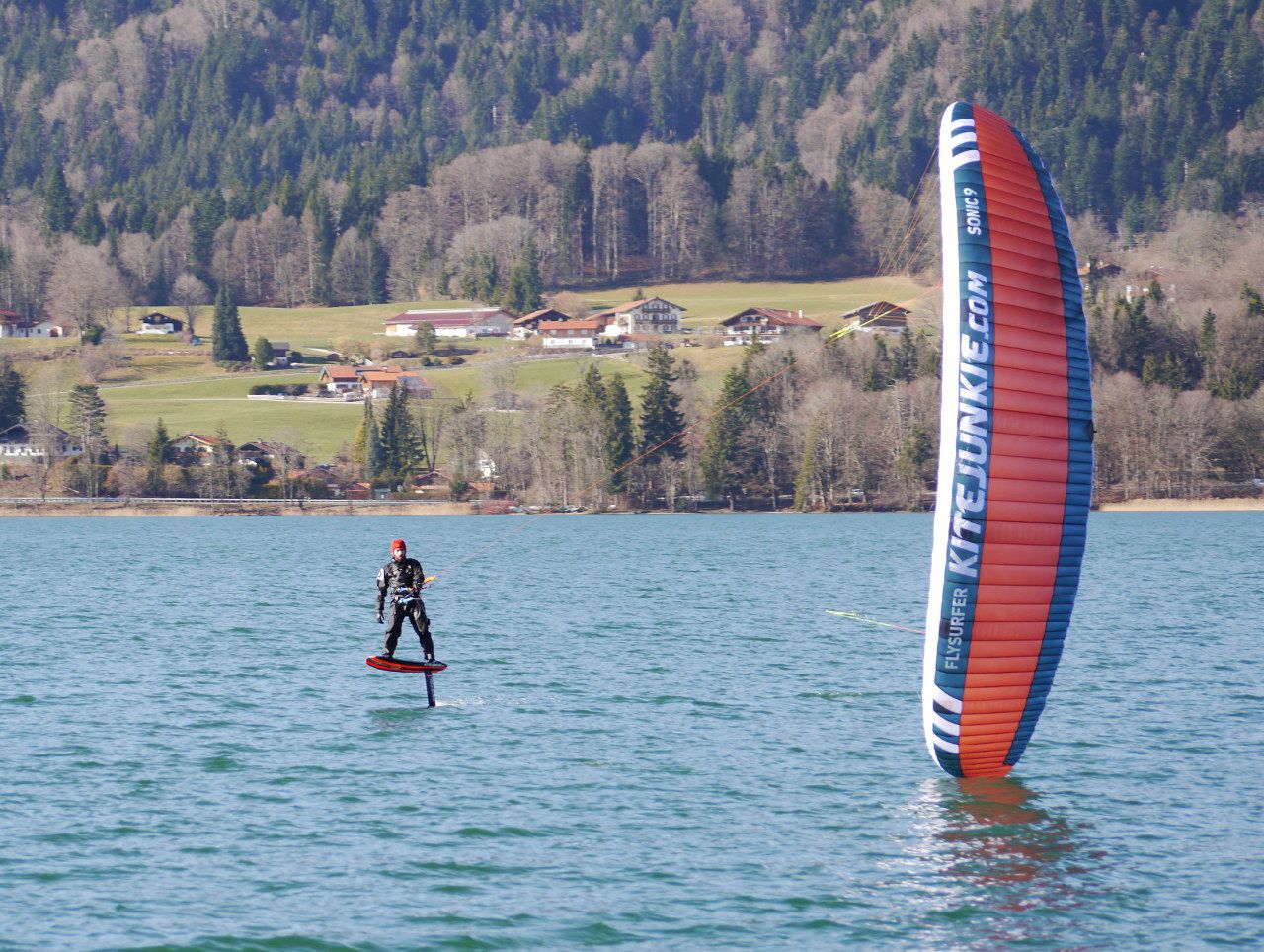 Flysurfer Sonic 3 im Leichtwind Einsatz