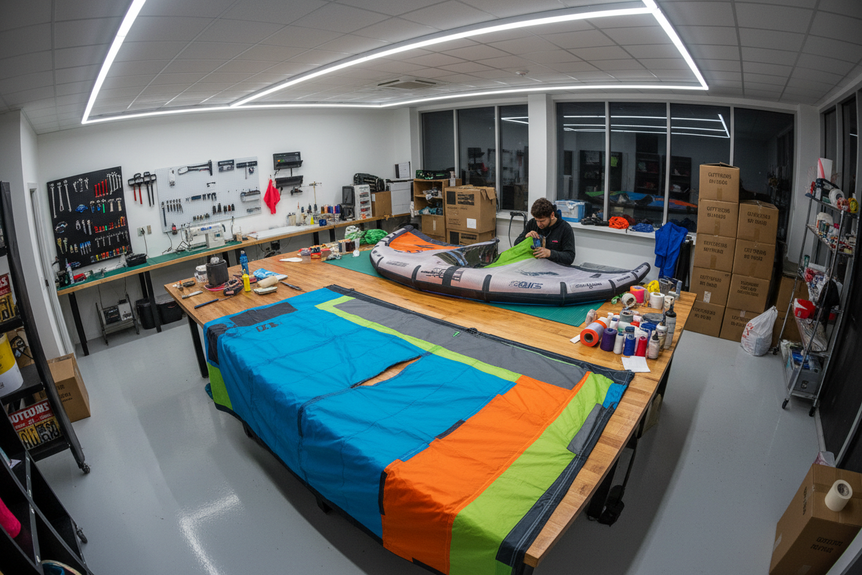 Kite und Wing Reparatur Service mit Versand