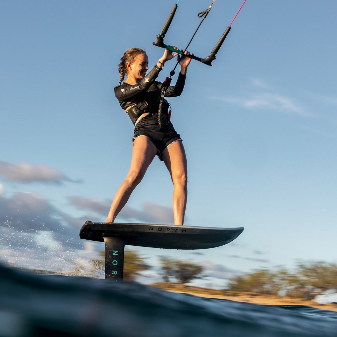 North Scoop Mini beim Kitesurfen