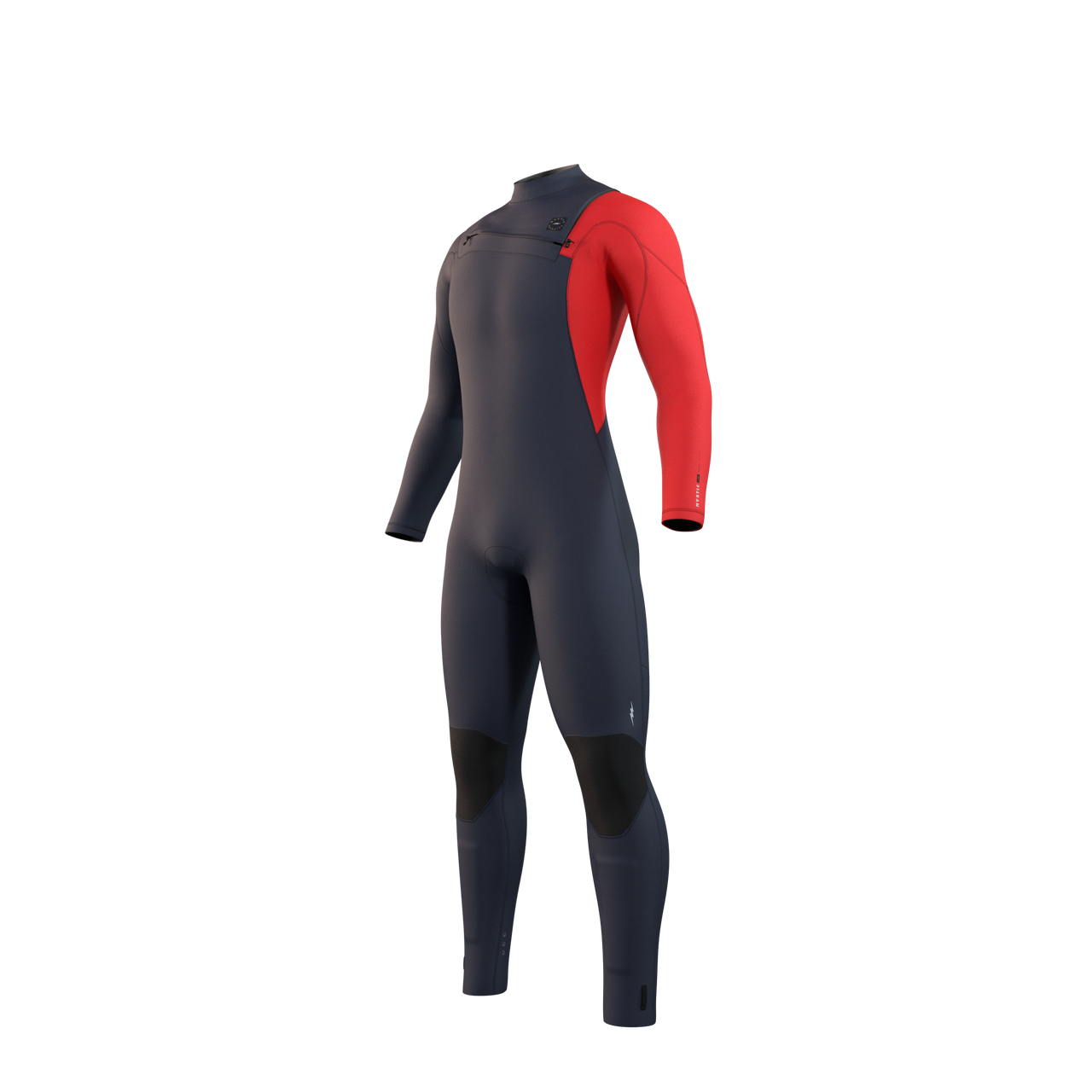 Mystic Marshall Fullsuit 5/3mm Fzip 2023 in navy red
