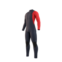 Mystic Marshall Fullsuit 5/3mm Fzip 2023 in navy red