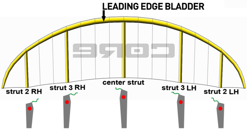 Core Bladder Position 5 Strut