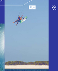 Thumbnail for Duotone Rebel SLS Concept Blue 2025 Tubekite Jump board off