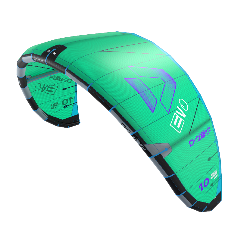 Duotone Evo 2026 in green von oben