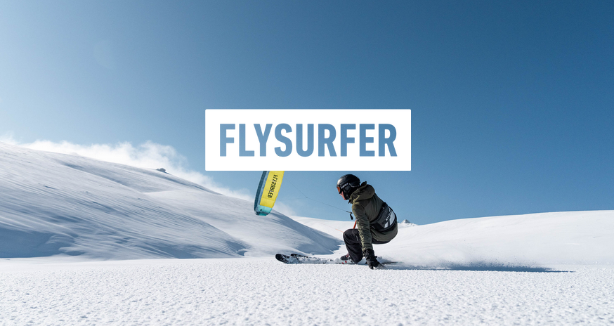 Flysurfer PEAK 6 Single-Skin Foil Kite freeride auf dem Schnee