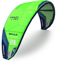 CrazyFly Sculp 2027 Kite Gegenseite mit CrazyFly-Schriftzug