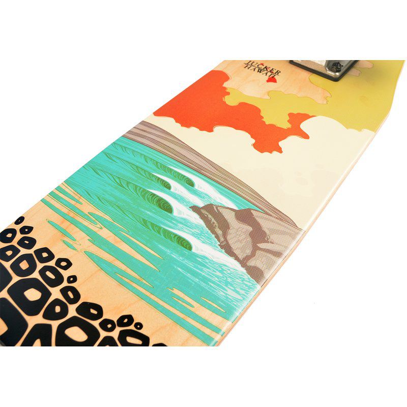 JUCKER HAWAII Mini-Cruiser WOODY-BOARD PONO KICK  , kitejunkie, allrounder, surf, freeride, Longboard, Miniboard