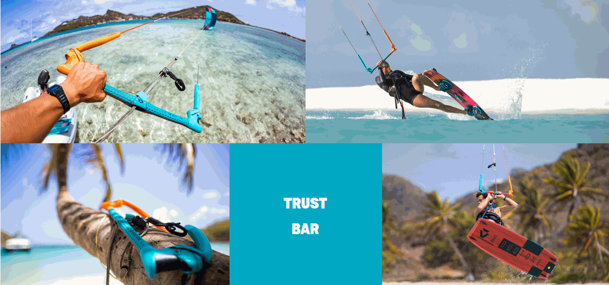 Duotone Trust Bar 2018, Kitesurfing, Kitebar, 4-liner