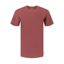 BLEED Basic T-Shirt Dunkelrot Flamé (BIO)