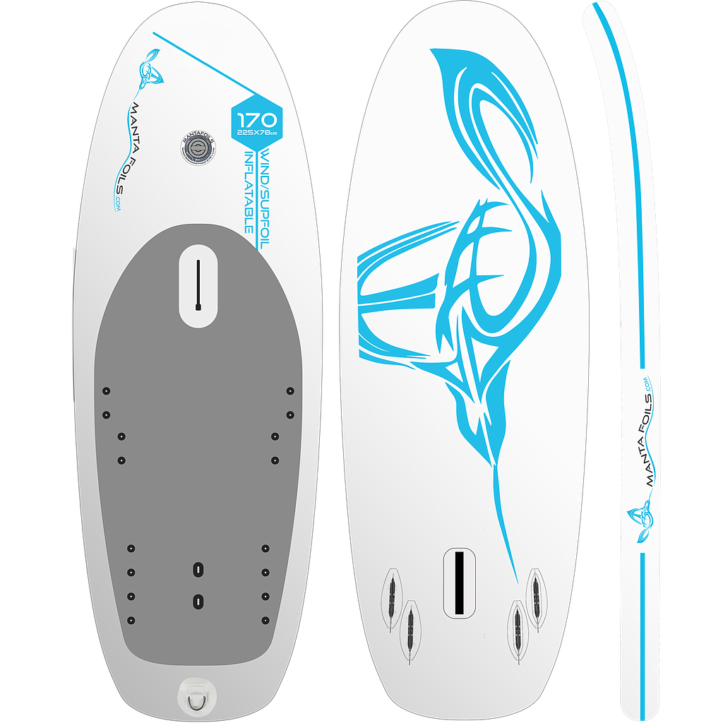 Mantafoils Inflatable Windsurffoil board 170